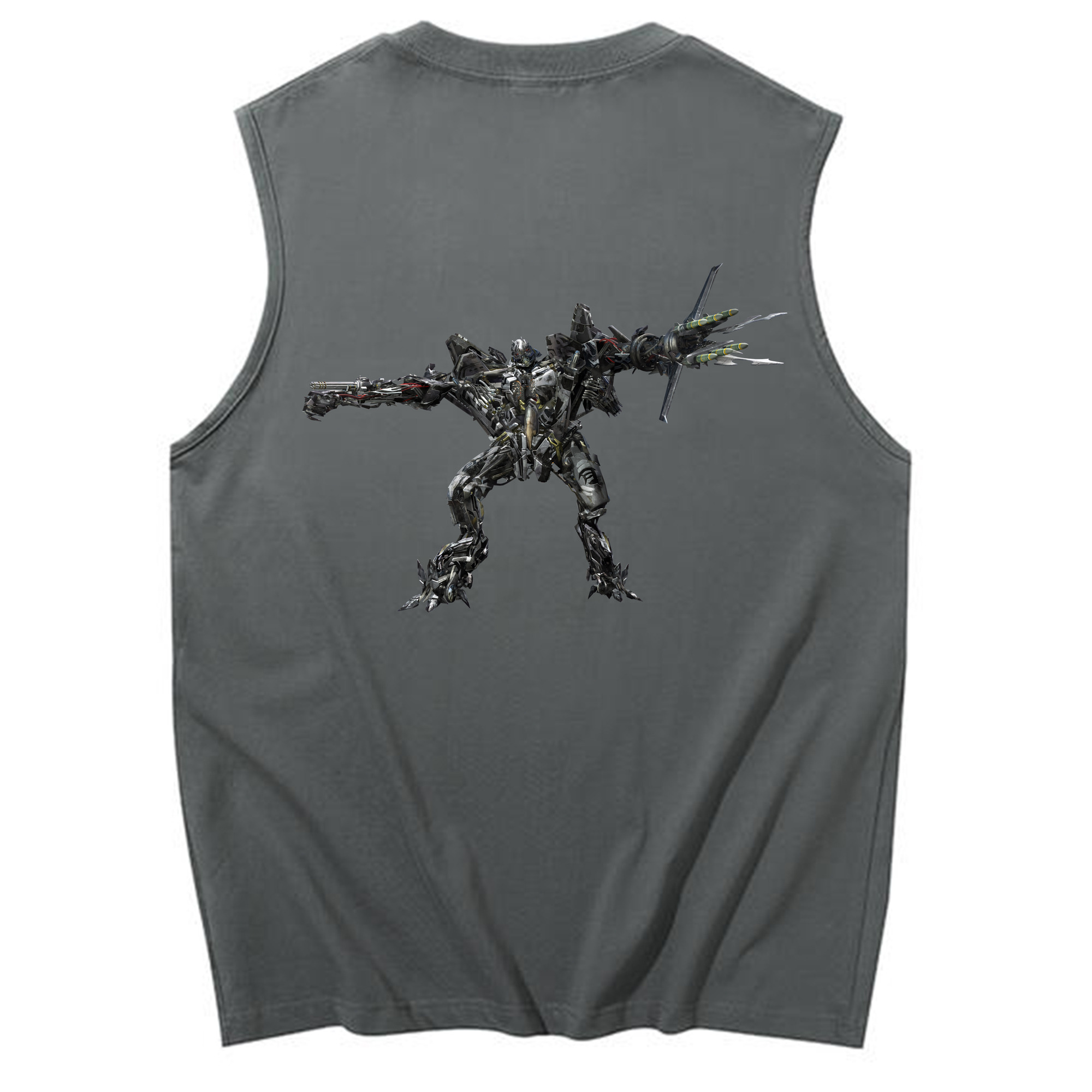 （画像用） Transformers トランスフォーマー コットン100％タンクトップ（背面プリント）